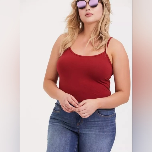 Torrid Scarlet Red Foxy Cami New Nwt 3x - Picture 7 of 11